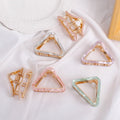 Geometric Flower Hollow Hair Claw