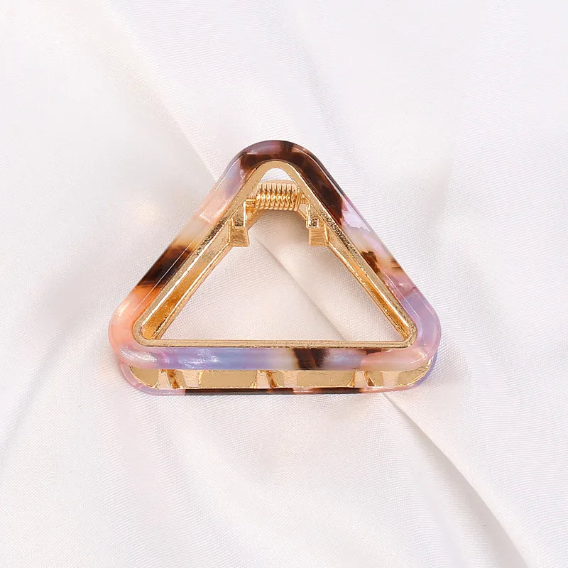 Geometric Flower Hollow Hair Claw