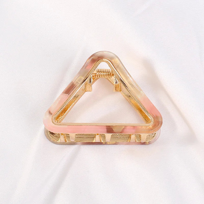Geometric Flower Hollow Hair Claw