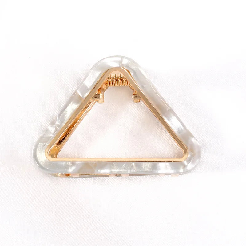 Geometric Flower Hollow Hair Claw