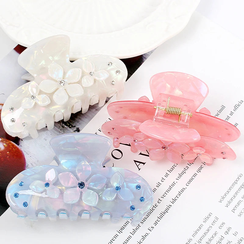 Korean Luxury Flower Hair Clip