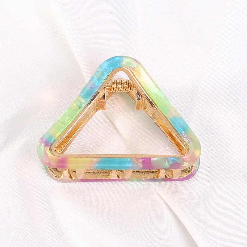 Geometric Flower Hollow Hair Claw