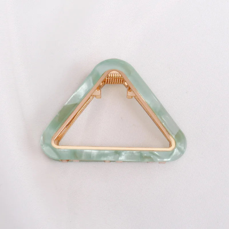 Geometric Flower Hollow Hair Claw