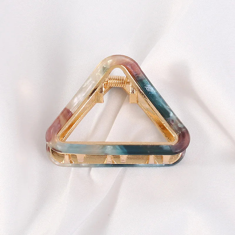 Geometric Flower Hollow Hair Claw