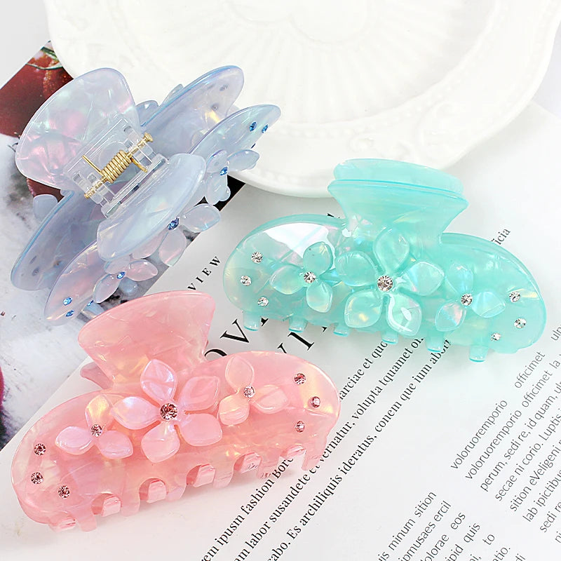 Korean Luxury Flower Hair Clip