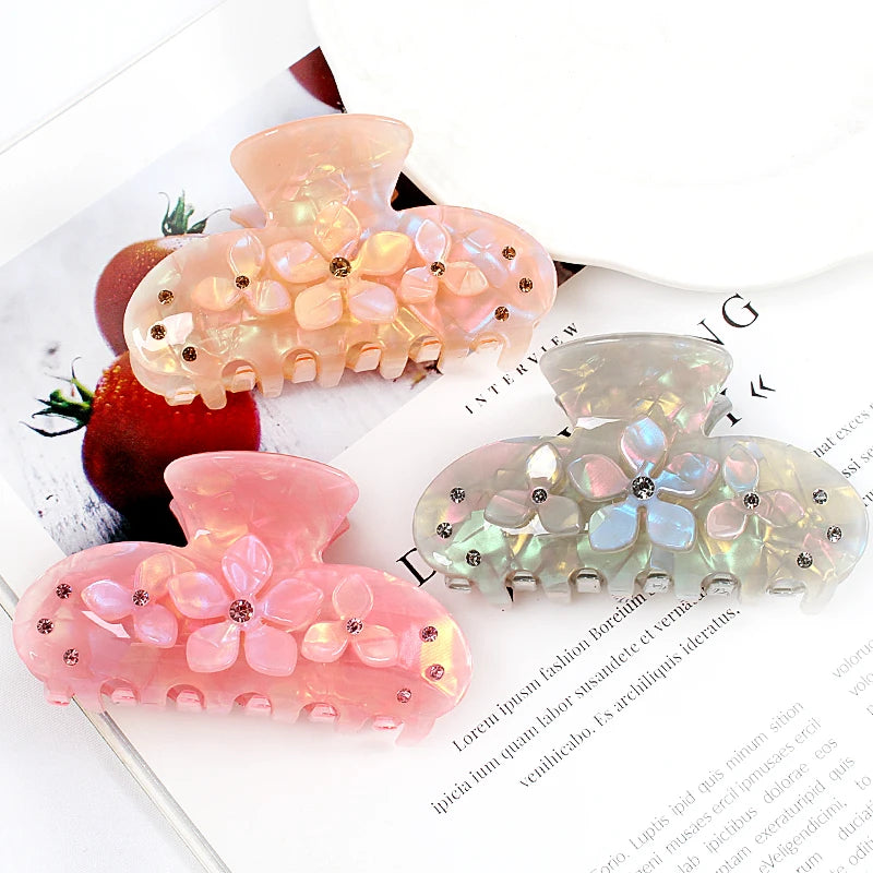 Korean Luxury Flower Hair Clip