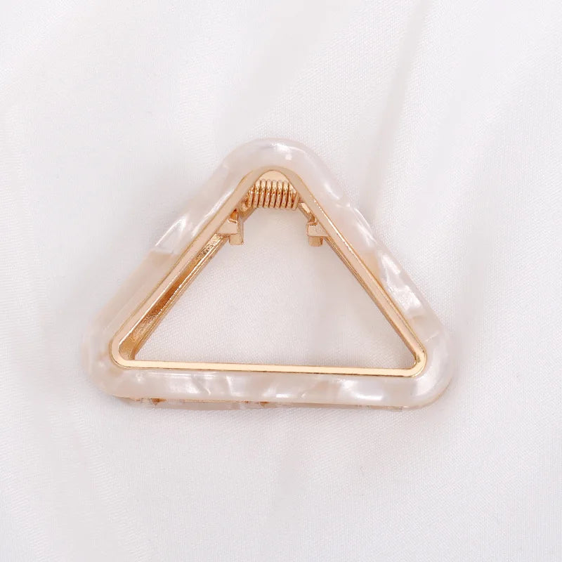 Geometric Flower Hollow Hair Claw