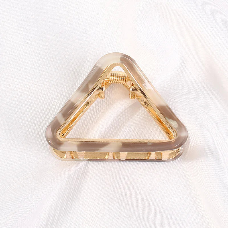 Geometric Flower Hollow Hair Claw