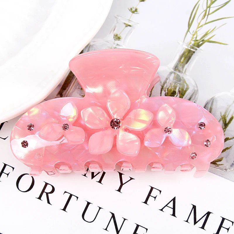 Korean Luxury Flower Hair Clip