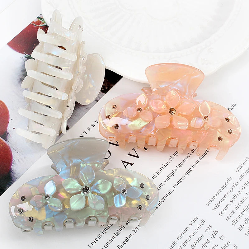 Korean Luxury Flower Hair Clip